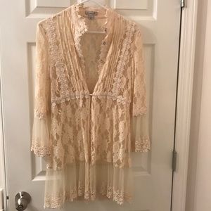 Boston Proper lace shawl